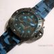 Copy Luminor Submersible Panerai PAM00960 Watches Carbon Case Blue Camouflage Band (11)_th.jpg